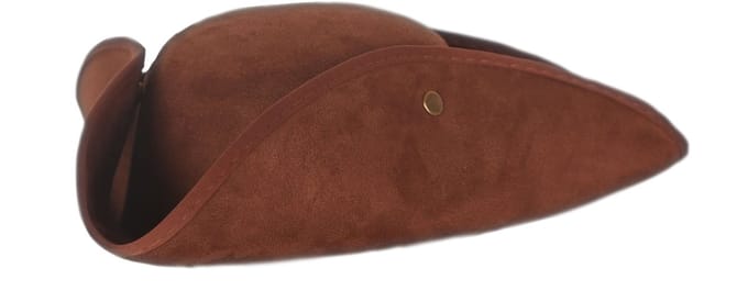 Hoed piraat bruin - one size