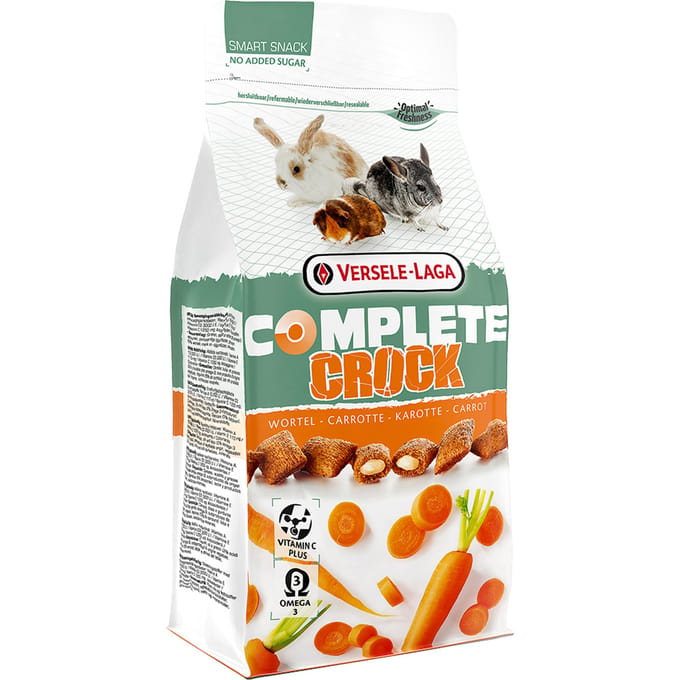 50g Wortel Crock Complete Snacks voor Konijnen & Knaagdieren