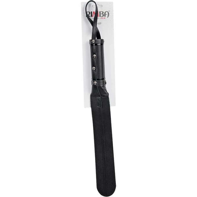 Rimba - Smalle Paddle Met Handvat - Leer - 48 cm lang