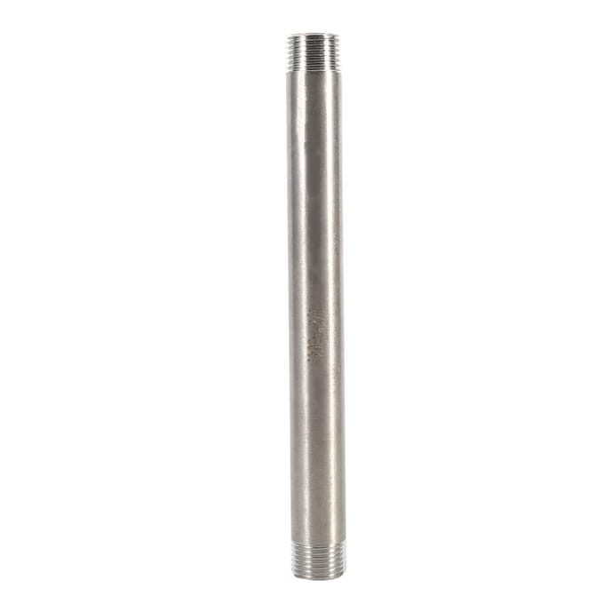 RVS BSP Mannelijk x Mannelijk Schroefdraad Adapter Pijpfitting(12 )