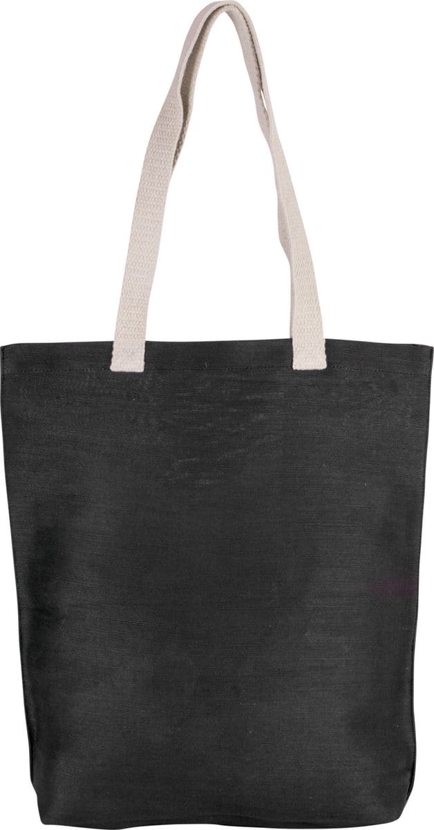 Tas Heren One Size Kimood Black 70% Jute, 30% Katoen