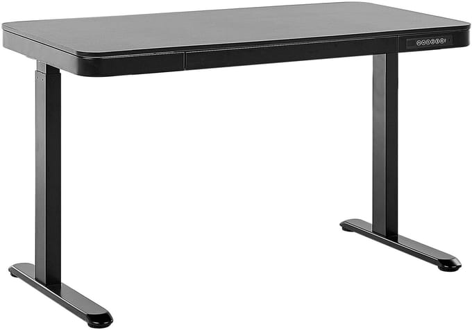 KENLY - Verstelbaar bureau - Zwart - 120 cm - Vezelplaat