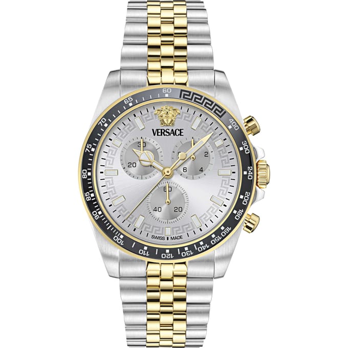 Versace Greca Chr Wave VE0H00725 Horloge - Staal - Multi - Ø 43 mm