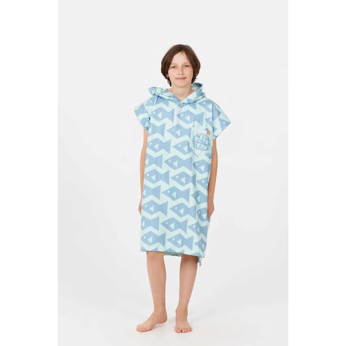 After New Kid Surf Poncho blauw