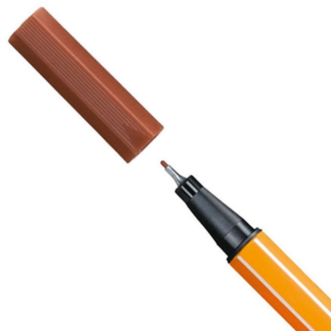STABILO point 88 - Fineliner 0,4 mm Roodkrijt - per stuk