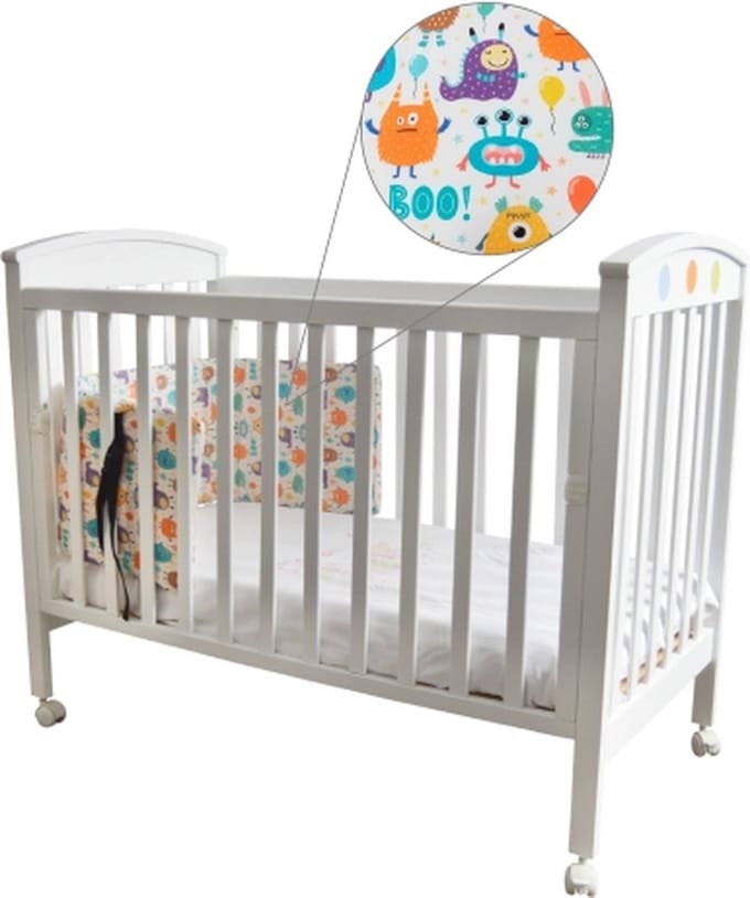 Mobiclinic Baby - Baby Bedomrander - Bedbumper- Kinder ontwerp - Clip-sluiting