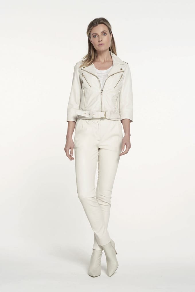Ibana Kate Moss New White Größe: 34 | Lederjacken Outlet | Damen | Weiß