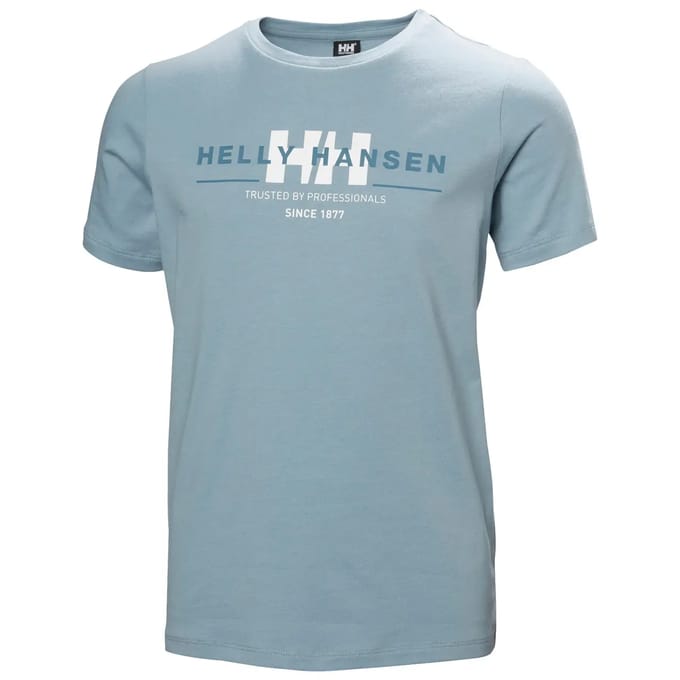 Helly Hansen Graphic Jr T-shirt Met Korte Mouwen Blauw 10 Years Kinderen