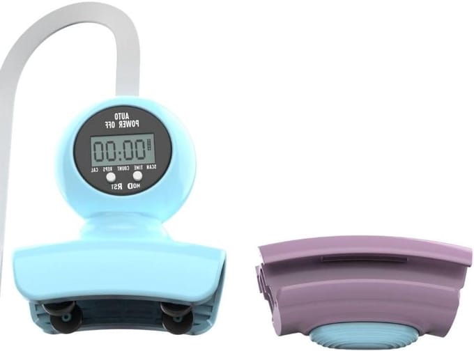 Hoepel Teller - Fitness Sensor - Training Bijhouden - Stille Werking - M - Paars Blauw