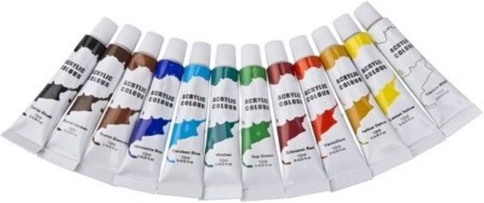 12-delig Acrylverf set