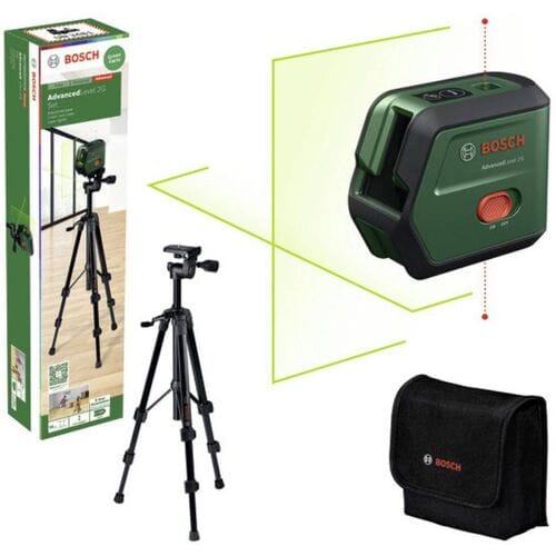 Bosch Home and Garden AdvancedLevel 2G Set Kruislijnlaser Reikwijdte (max.): 15 m