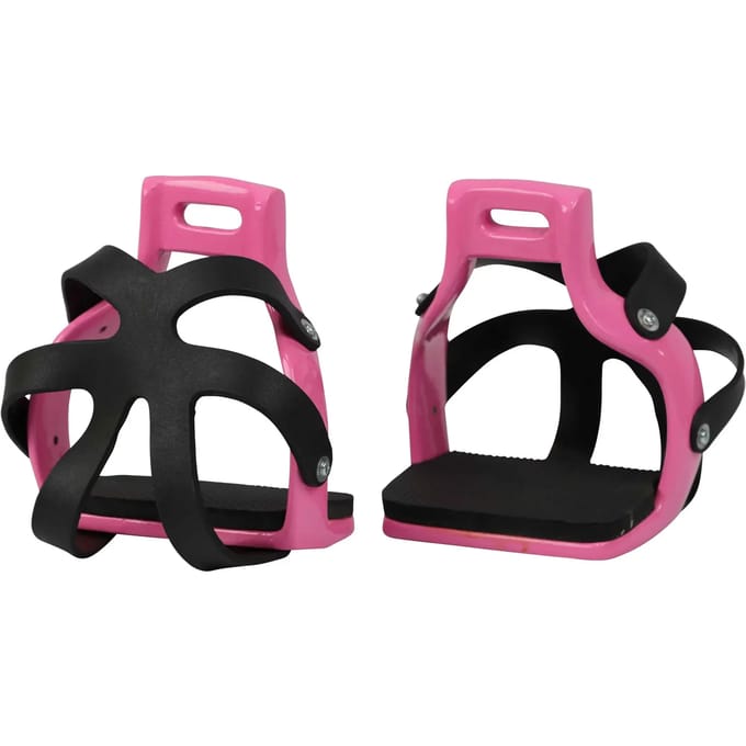 kinderrijbeugels met kooi Edix Saddles
