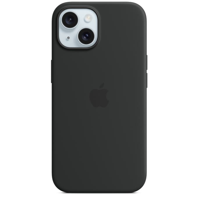 Apple Siliconenhoesje met MagSafe geschikt voor iPhone 15 - Black