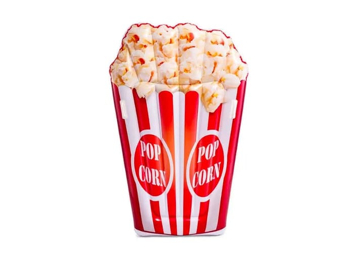 Intex luchtbed popcorn