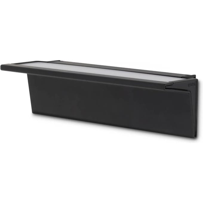 Nemo LED wandlamp Zena, zwart, 3.000 K, IP20, dimbaar