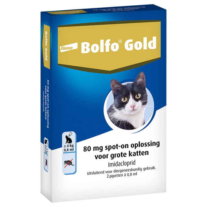 Elanco Vlooiendruppels Kat - Vanaf 4 kg - 80 mg 2 pipetten