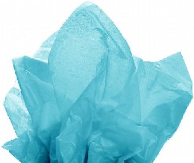 Vloeipapier blauw helder - 50x75cm - 17gr - 480 stuks