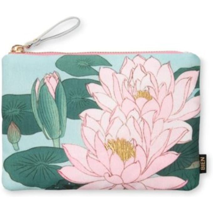 Bien moves etui plat, ohara koson - bloeiende waterlelie