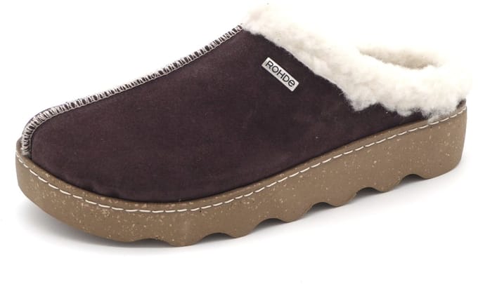 Rohde Dames Pantoffel Muil - 6125-49 Aubergine - Maat 40