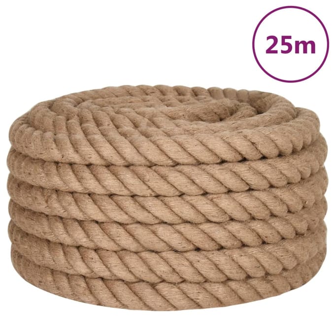 vidaXL - Touw - 25 - m - lang - 36 - mm - dik - jute