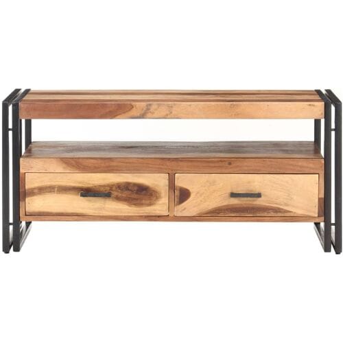 vidaXL - Salontafel - 100x55x45 - cm - massief - acaciahout