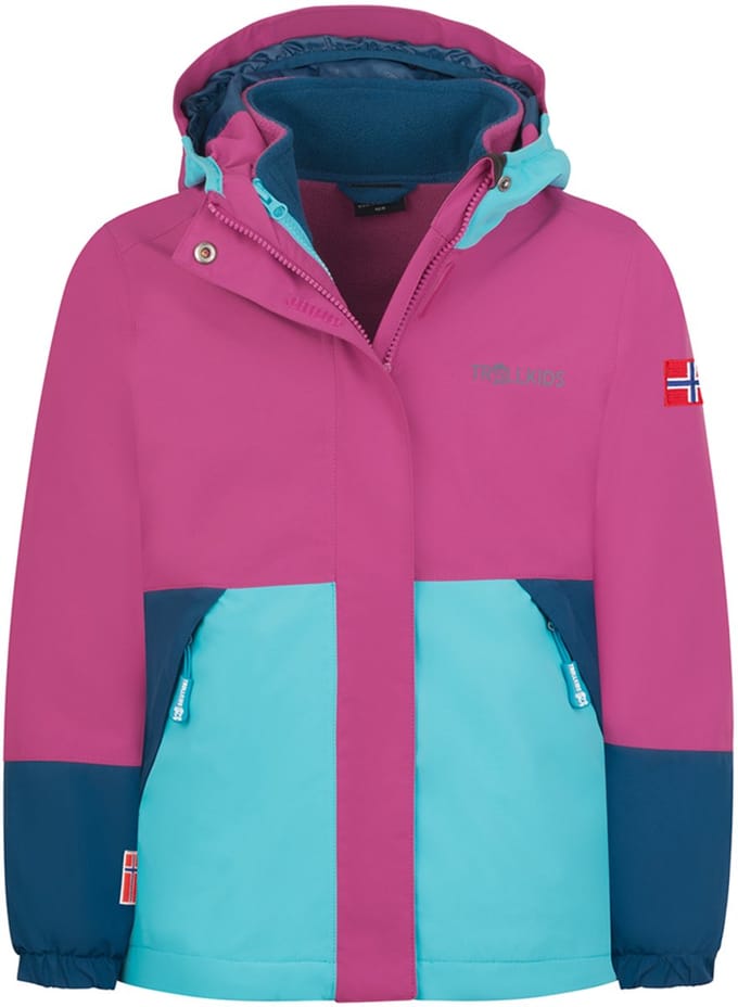 Trollkids Kjerag Jas Roze 92 cm Kinderen