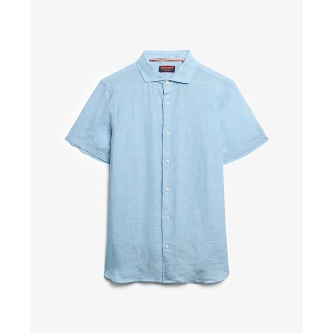 Superdry Vacation Linnen SS Overhemd Heren - Maat S