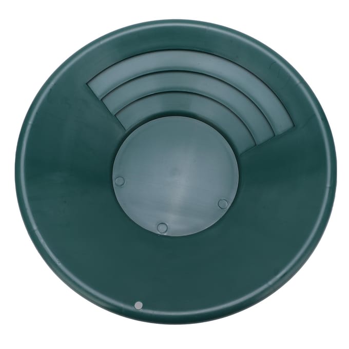 350mm Gouddelpan Rond Zeef Classificeerder Handmatige Goudwaspan Gereedschap Groen gray