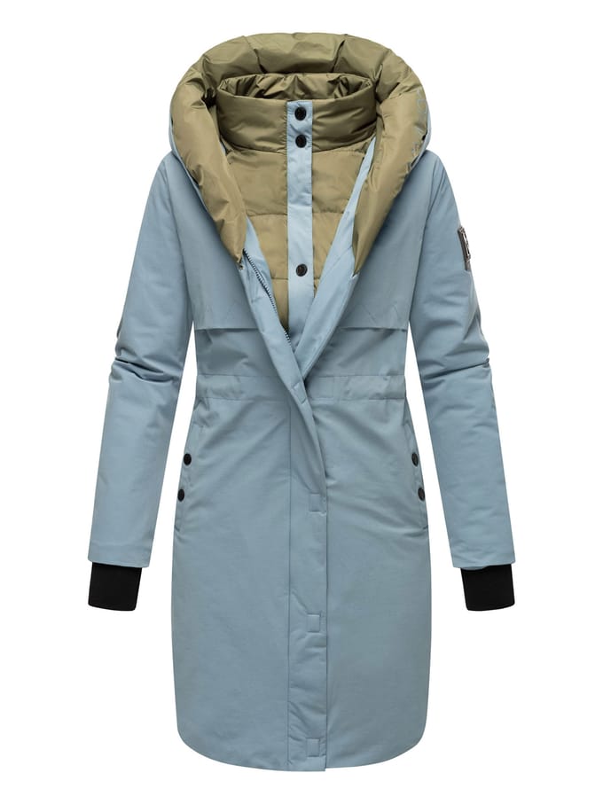 Navahoo dames winterjas Snowelf – Licht & Warm met magneetsluiting