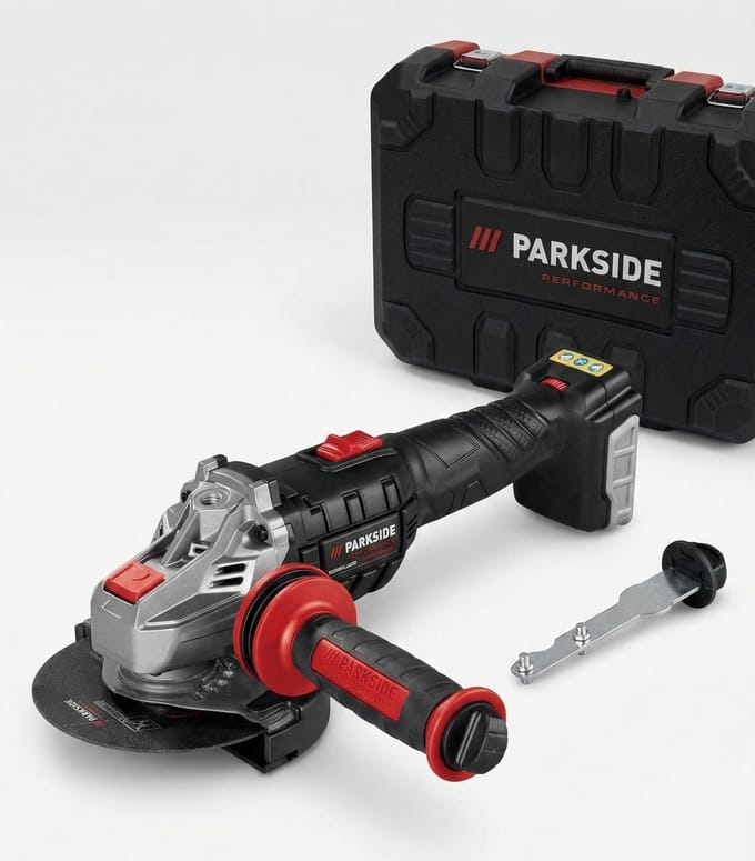 Parkside Accu-haakse slijper - 20V - Excl. Accu en Oplader