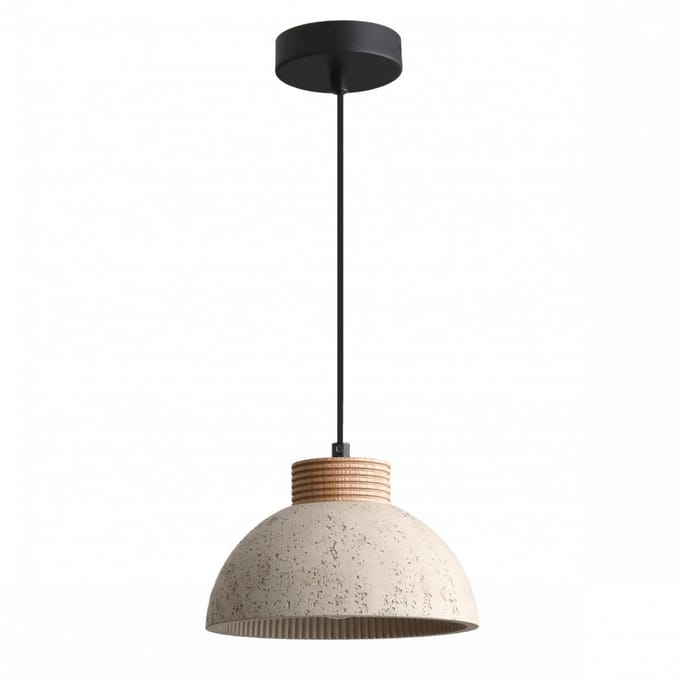 Kosilum - Koda - Hanglamp - Donker grijs - Beton