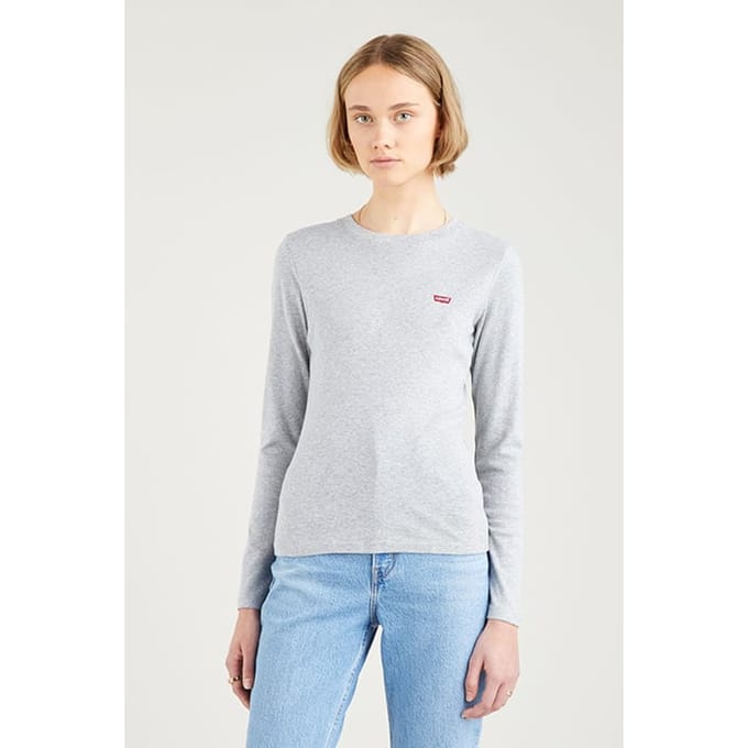 Levi's Ls Long-sleeved Top Grey Taglia: XS | Maglie a manica lunga Outlet | Donna | Grigio