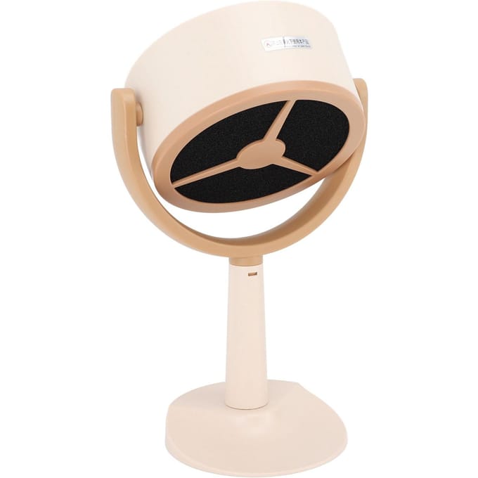 Desktop Afzuigkap Draagbaar Hoge Zuigkracht Wasbaar Hoek Verstelbaar Kook Afzuigventilator voor beige