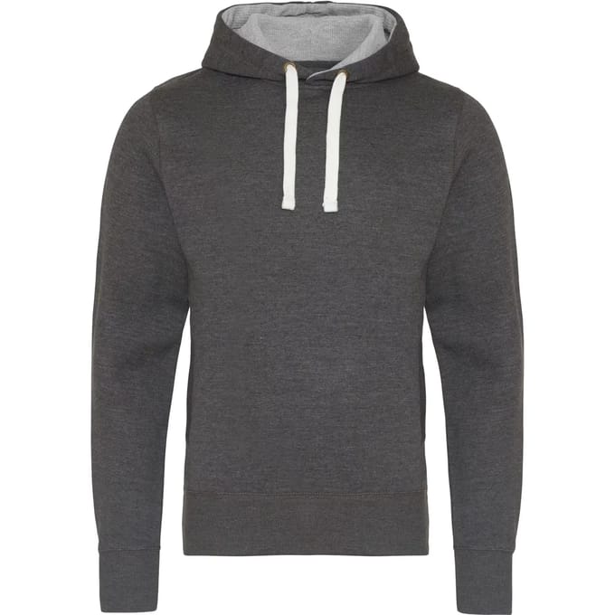 Just Hoods Chunky Hoodie JH100 - Charcoal (Heather) - S