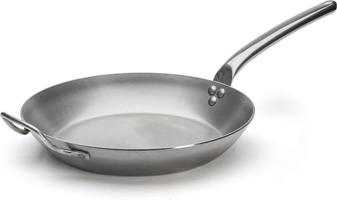 De Buyer Carbone Plus Koekenpan met Rvs Handvat - Ø 32cm - Plaatstaal
