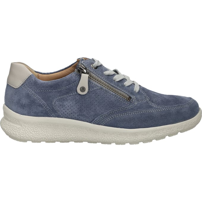Hartjes Breedtemaat K Dames Sneakers - Blauw - 37.5