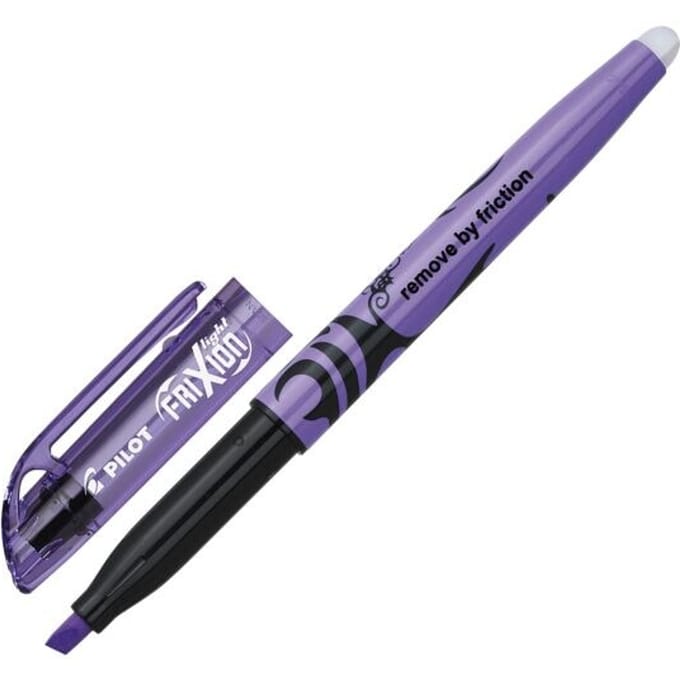 Pilot Frixion Paarse Markeerstift - Uitwisbare Highlighter - Schrijfbreedte 1 – 4 mm