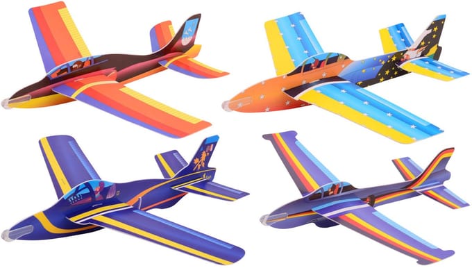 Johntoy Foam Airplane Jumbo 45cm (Assorted)