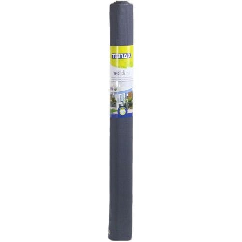 Tenax Texstyle Textilene zichtweringsnet - staalgrijs, 1 x 25 m