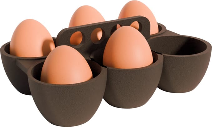 Fiastra Eierhouder – Bologna Fridge Egg Holder Organiser – Zwart