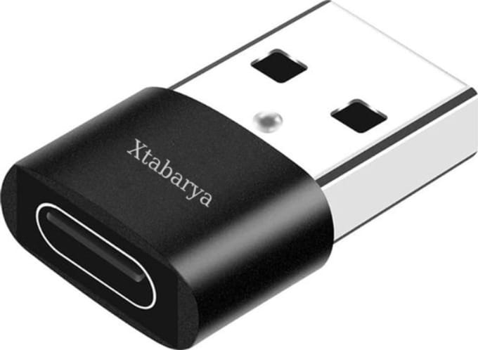Usb Type C Adapter Usb 3.0 Type A Male Naar Usb 3.1 Type C Vrouwelijke Converter Usb C Opladen Data transfer Adapter zwart
