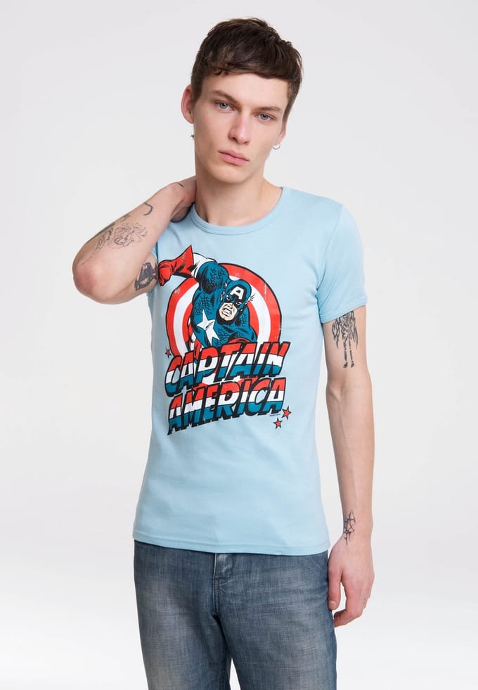 Logoshirt T-Shirt Captain America