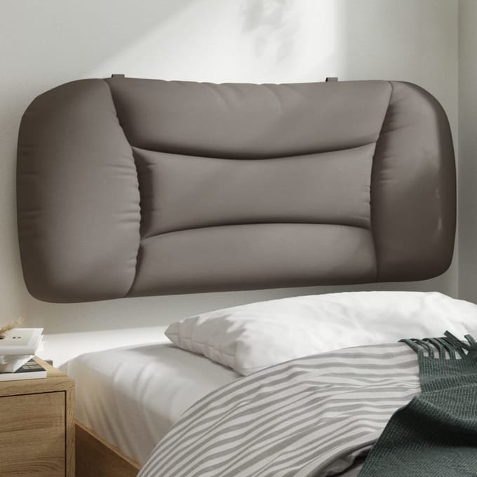 vidaXL - Hoofdbordkussen - "Hvar" - 80 - cm - stof - taupe