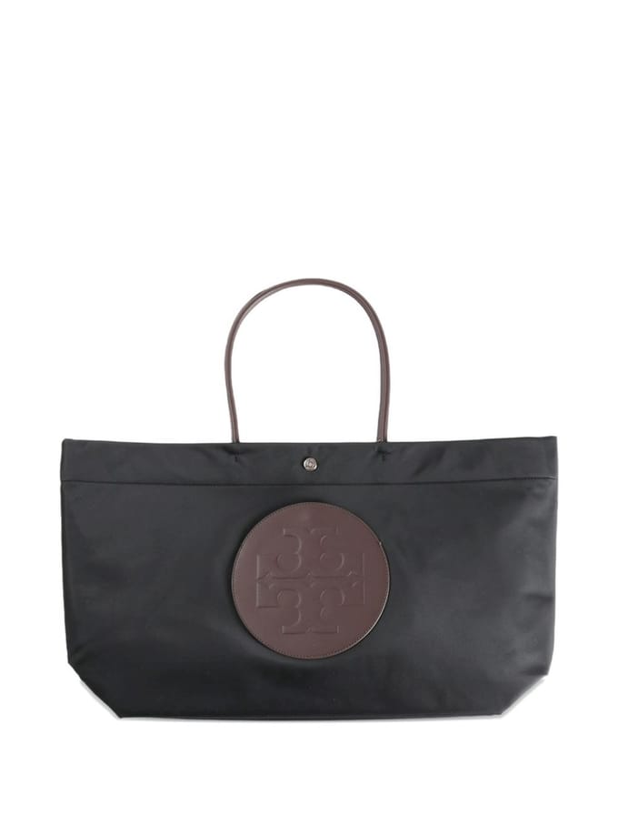 Tory Burch zwarte tas vrouw en draai tote