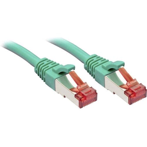 LINDY 47753 RJ45 Netwerkkabel, patchkabel CAT 6 S/FTP 10.00 m Groen Snagless 1 stuk(s)