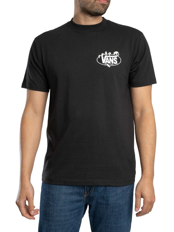 Vans Pronk Met De Grafische Print Op Je Rug., Zwart