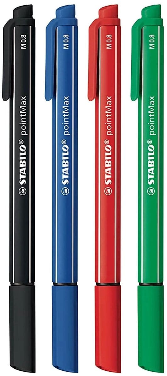 STABILO pointMax Fineliners - 4dlg.