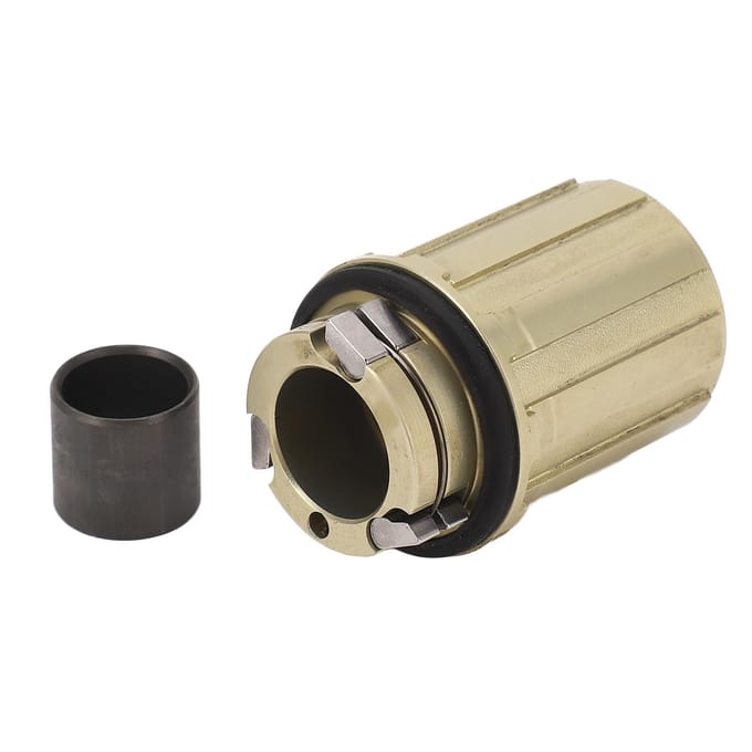 Corps de roue libre de vélo 11 vitesses en alliage d'aluminium, 2 roulements, trou de 15 mm, pour VTT et route beige