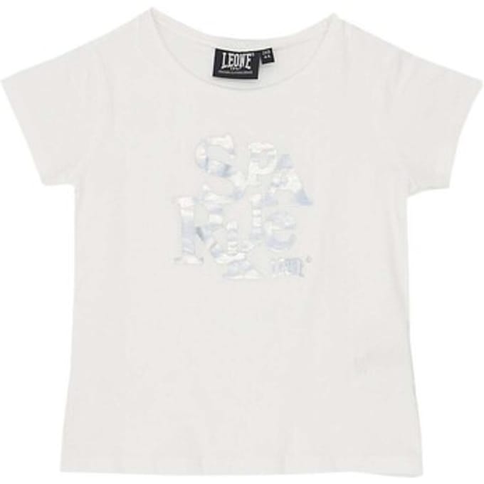 T-shirt Korte Mouw Leone 1947 Girl Short Sleeves Sparkly