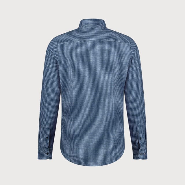 Blue Industry Overhemd Print Blauw - Maat 43 - Heren - Overhemden Casual